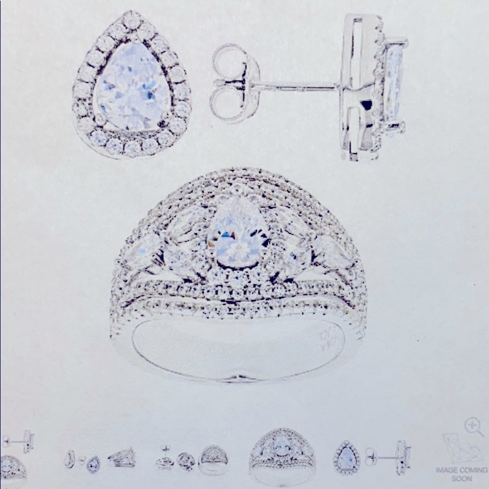 Bella Luce 10.00ctw White Diamond Simulant - Picture 3 of 11